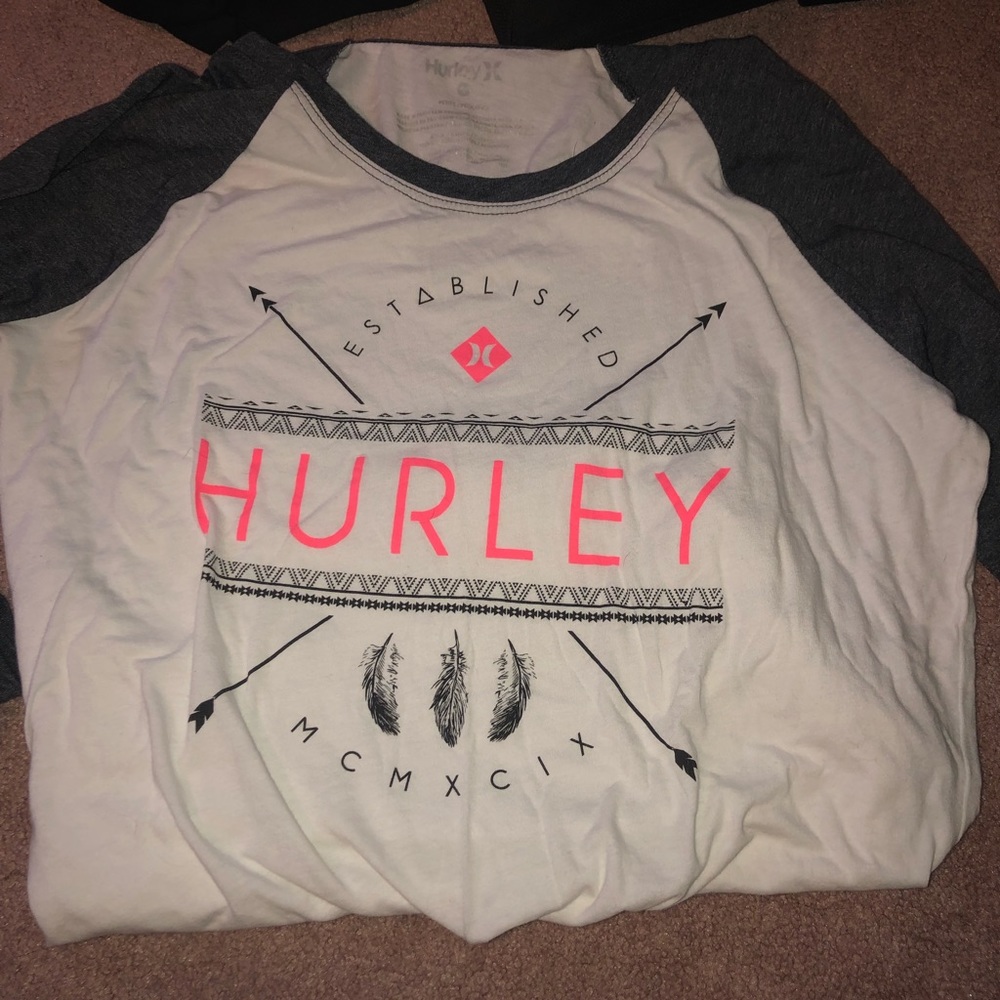 Hurley Baseball Tee Size- Small